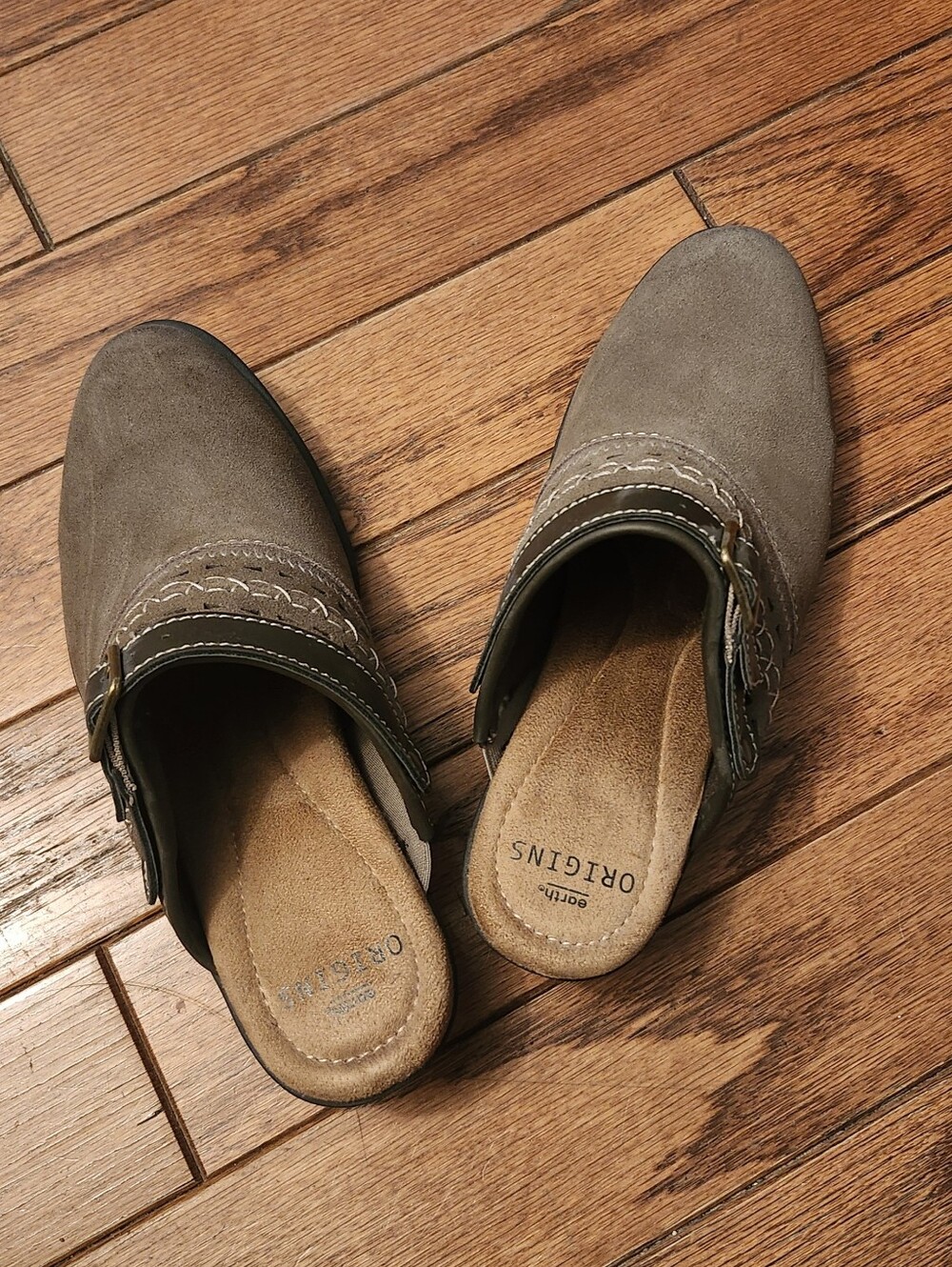 Earth Origins Women's Clog Suede Leather Comfort Mules Size 7 - Picture 8 of 8